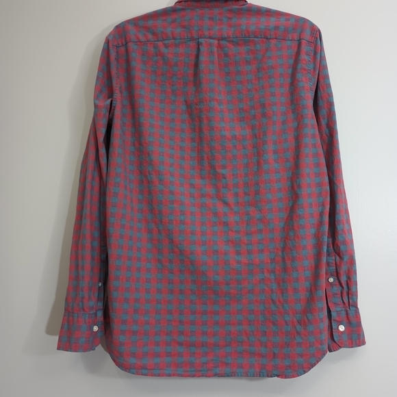 Men's J. Crew Plaid Casual Long Sleeve Shirt M - Picture 3 of 10